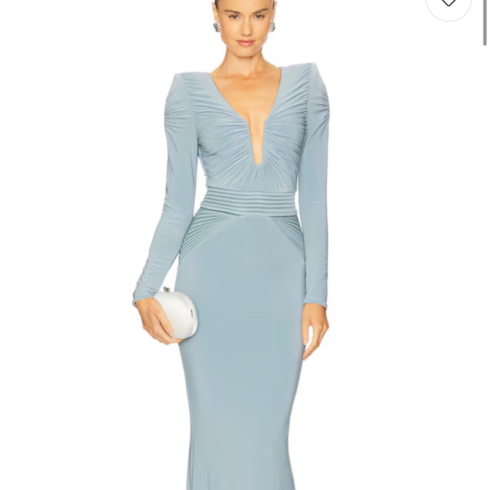 Zhivago Light Blue Long Sleeve Dress